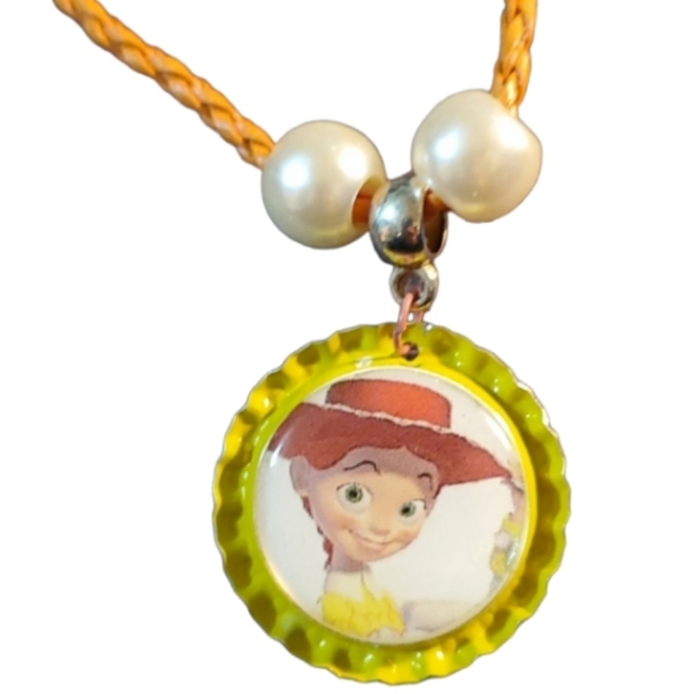 Handmade Disney Jessie necklace,New